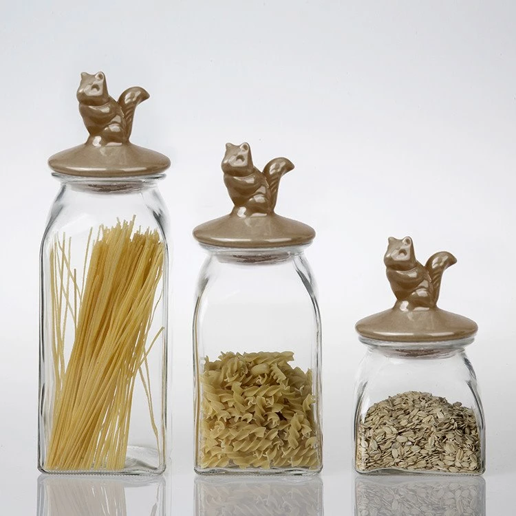Glass Cookie Jar With Lid