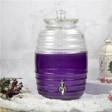 Dispensador de bebidas de vidro com espigo
