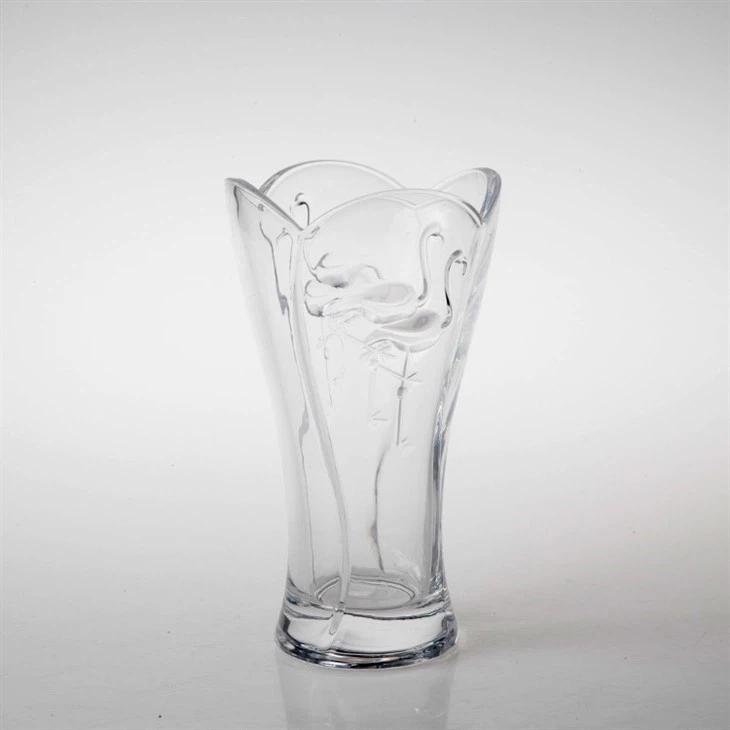 Clear Glass Vase For Flower