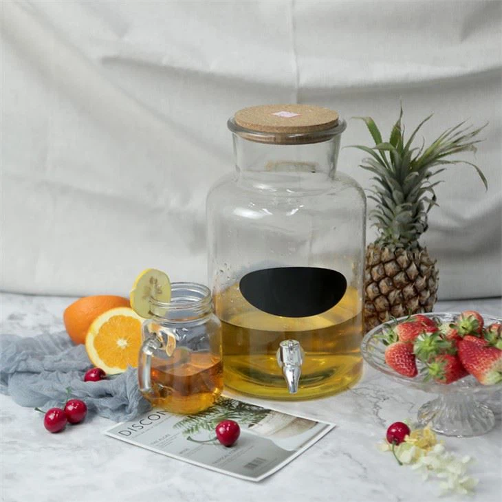 Recipiente de água para dispensador de bebidas de vidro