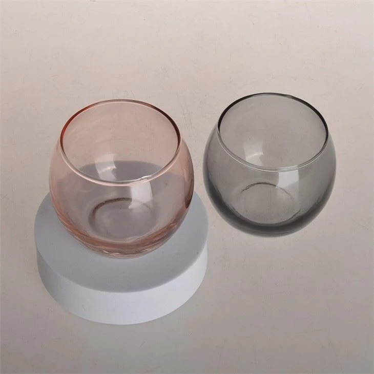 Pink & Grey Candle Holder
