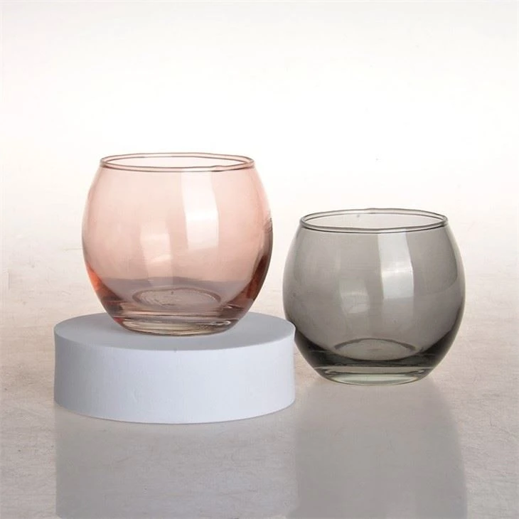 Pink & Grey Candle Holder