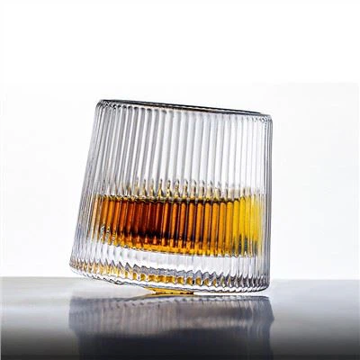 Barware de vidro de uísque de cristal