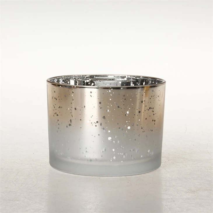 Antique Mercury Glass Candle Holders