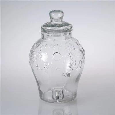 Dispensador de água de vidro para geladeira