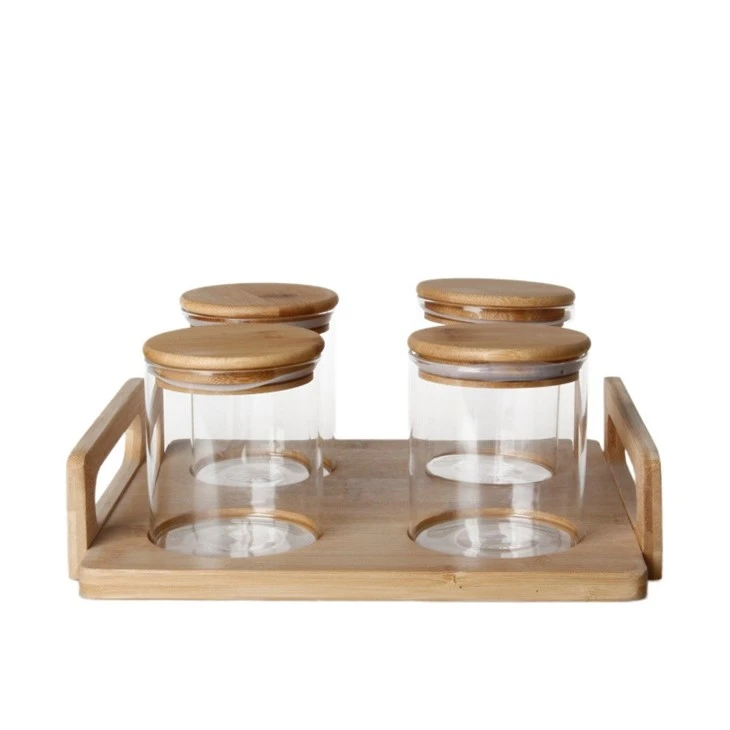 4-Piece High Borosilicate Storage Jar Set best