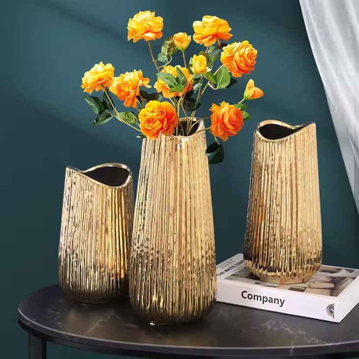 Vaso de vidro de flor de cristal