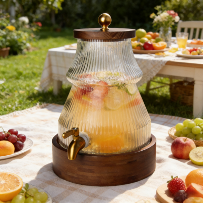 Fabricante e fornecedor de dispensador de bebidas de vidro para árvore de Natal