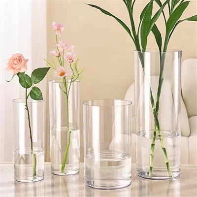 Vasos de cilindro transparente a granel